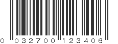 UPC 032700123406