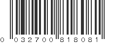 UPC 032700818081