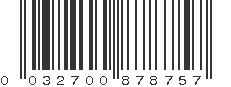 UPC 032700878757