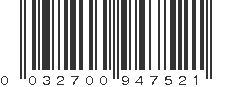 UPC 032700947521