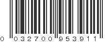 UPC 032700953911