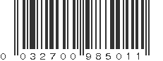 UPC 032700985011