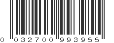 UPC 032700993955