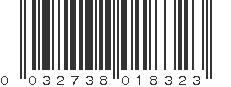 UPC 032738018323