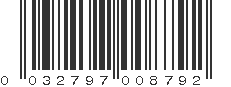 UPC 032797008792