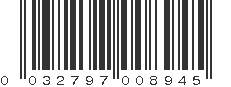 UPC 032797008945