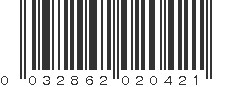 UPC 032862020421