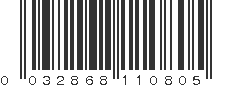 UPC 032868110805