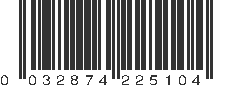 UPC 032874225104