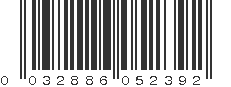 UPC 032886052392