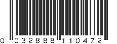 UPC 032888110472