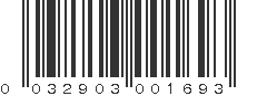 UPC 032903001693