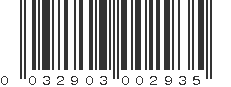 UPC 032903002935