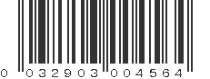 UPC 032903004564