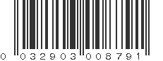 UPC 032903008791