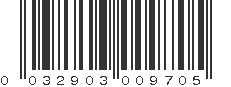 UPC 032903009705