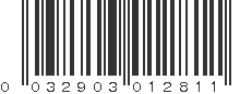 UPC 032903012811