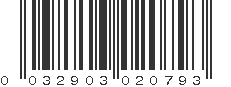 UPC 032903020793