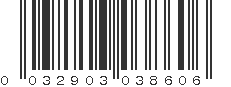 UPC 032903038606