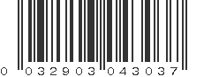 UPC 032903043037