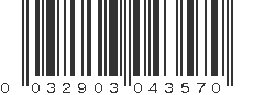 UPC 032903043570