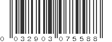 UPC 032903075588