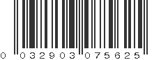 UPC 032903075625