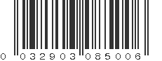 UPC 032903085006