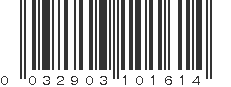 UPC 032903101614