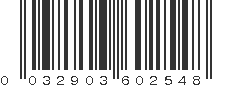 UPC 032903602548