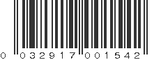 UPC 032917001542