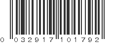 UPC 032917101792