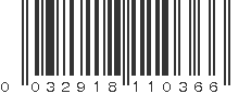 UPC 032918110366