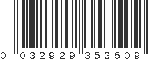 UPC 032929353509