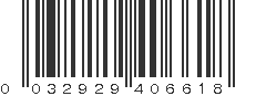 UPC 032929406618