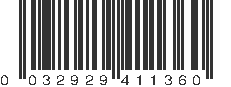 UPC 032929411360