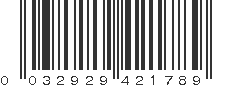 UPC 032929421789