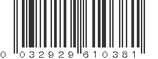 UPC 032929610381