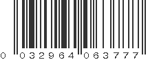 UPC 032964063777