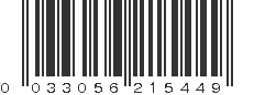 UPC 033056215449