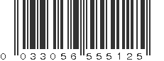 UPC 033056555125