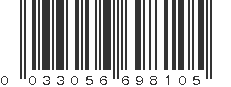 UPC 033056698105