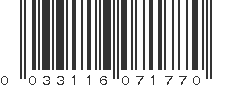 UPC 033116071770