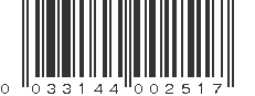 UPC 033144002517