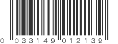 UPC 033149012139