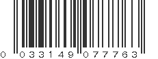 UPC 033149077763