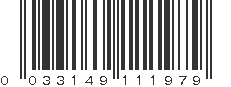 UPC 033149111979