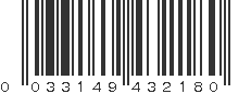 UPC 033149432180