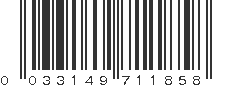 UPC 033149711858