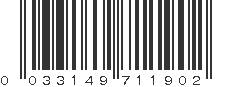 UPC 033149711902